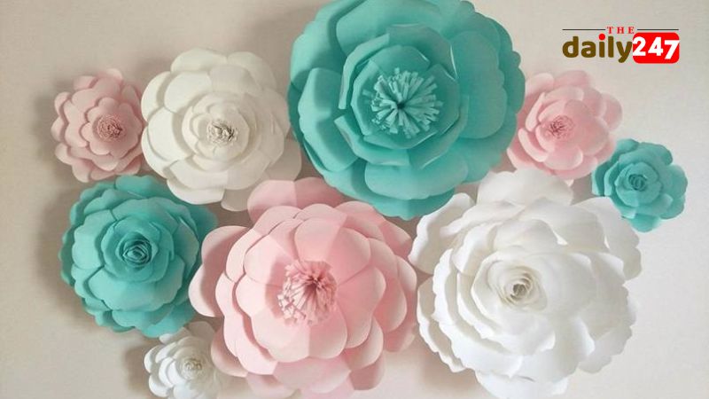 Cách làm hoa bằng giấy đầy sáng tạo nhiều màu sắc