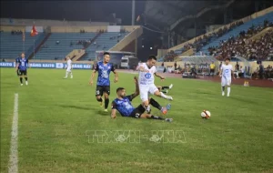 Nam Định gây ấn tượng mạnh tại vòng 3 V-League 2023 - 2024